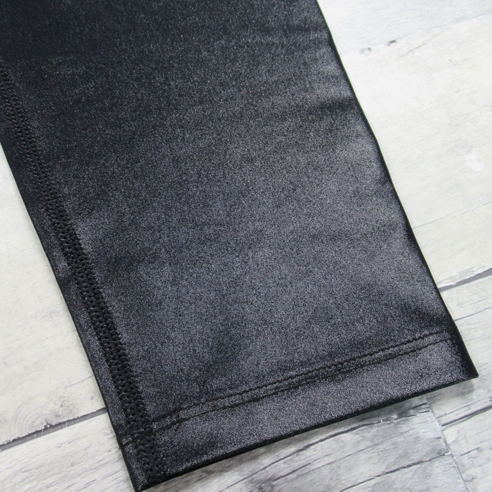 CARBON38 Takara Shine High Rise Full Length Glossy Black Leggings Size Large - Picture 13 of 15